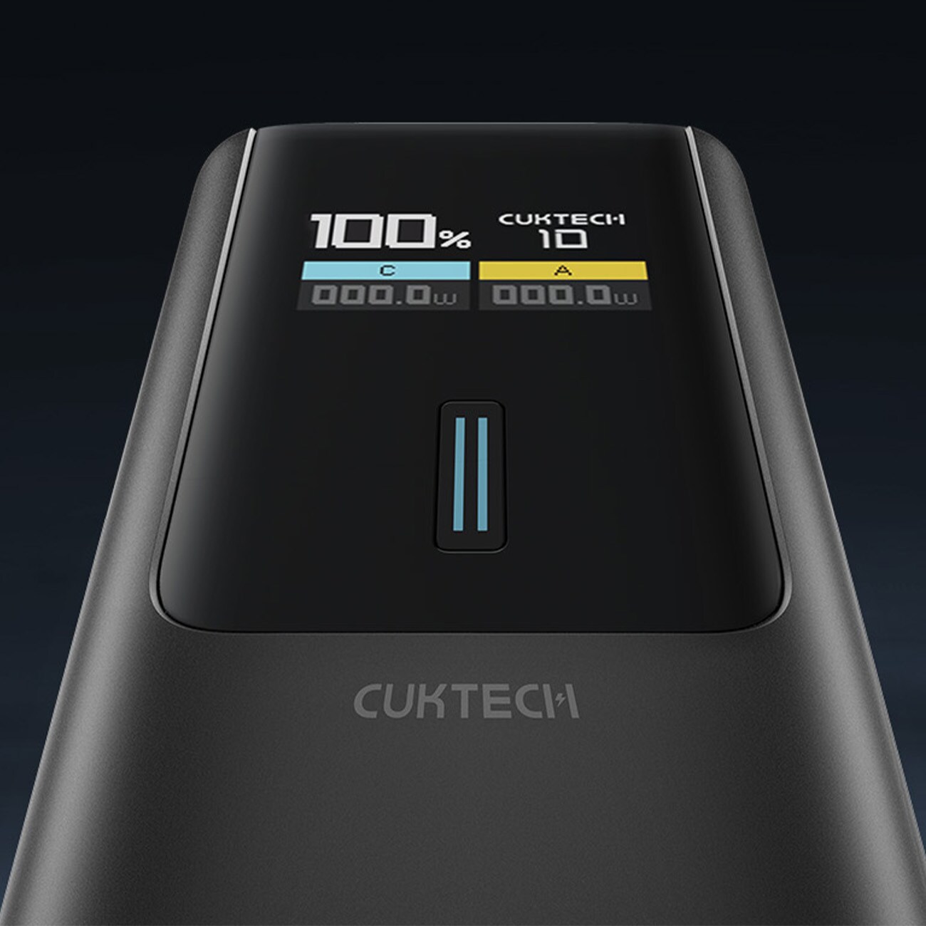 Powerbank Cuktech CKPB100PGLBL 150W 10000mAh USB-C USB-A - svart