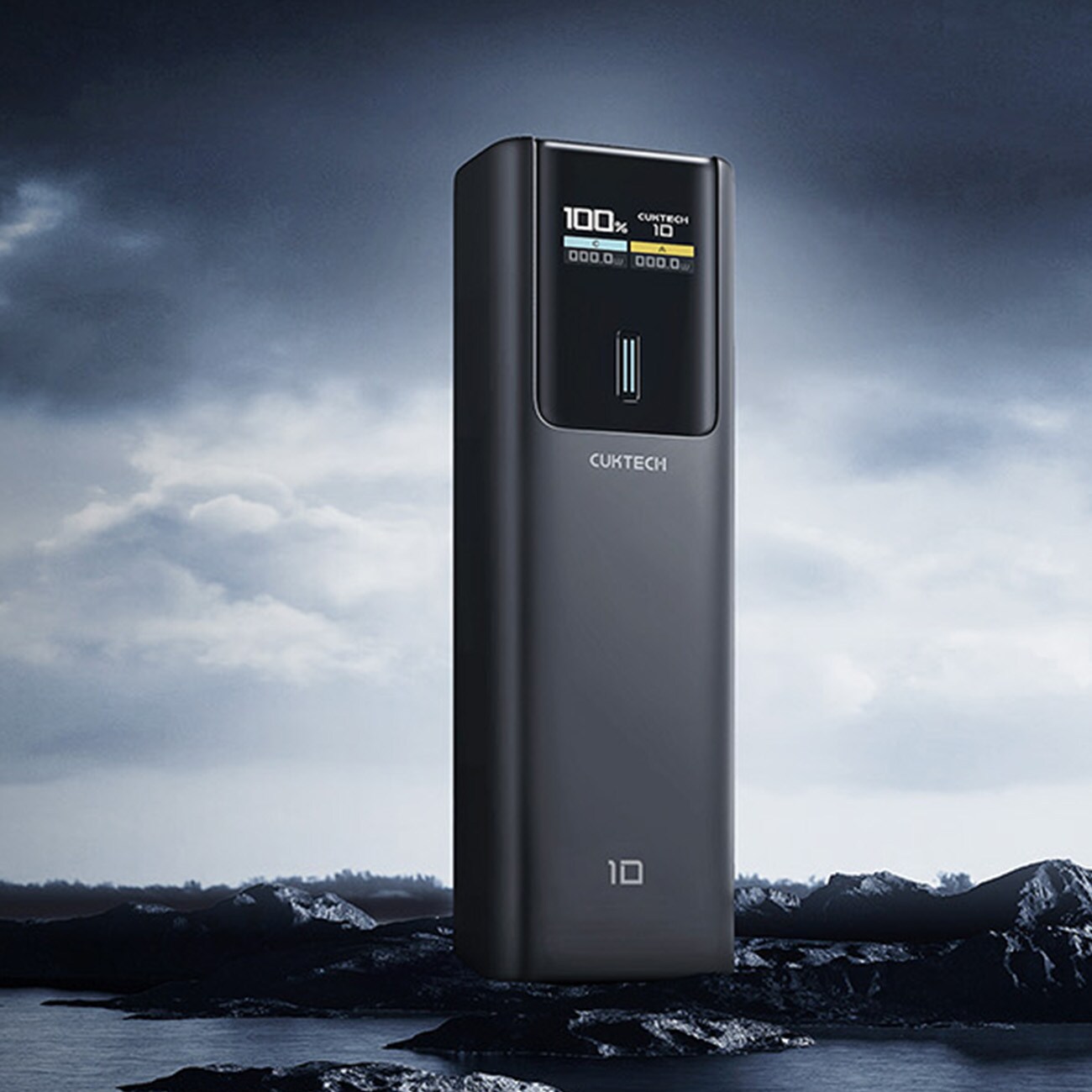 Powerbank Cuktech CKPB100PGLBL 150W 10000mAh USB-C USB-A - svart