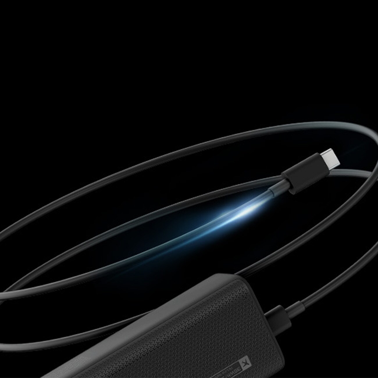 Powerbank Cuktech CKPB100PGLBL 150W 10000mAh USB-C USB-A - svart