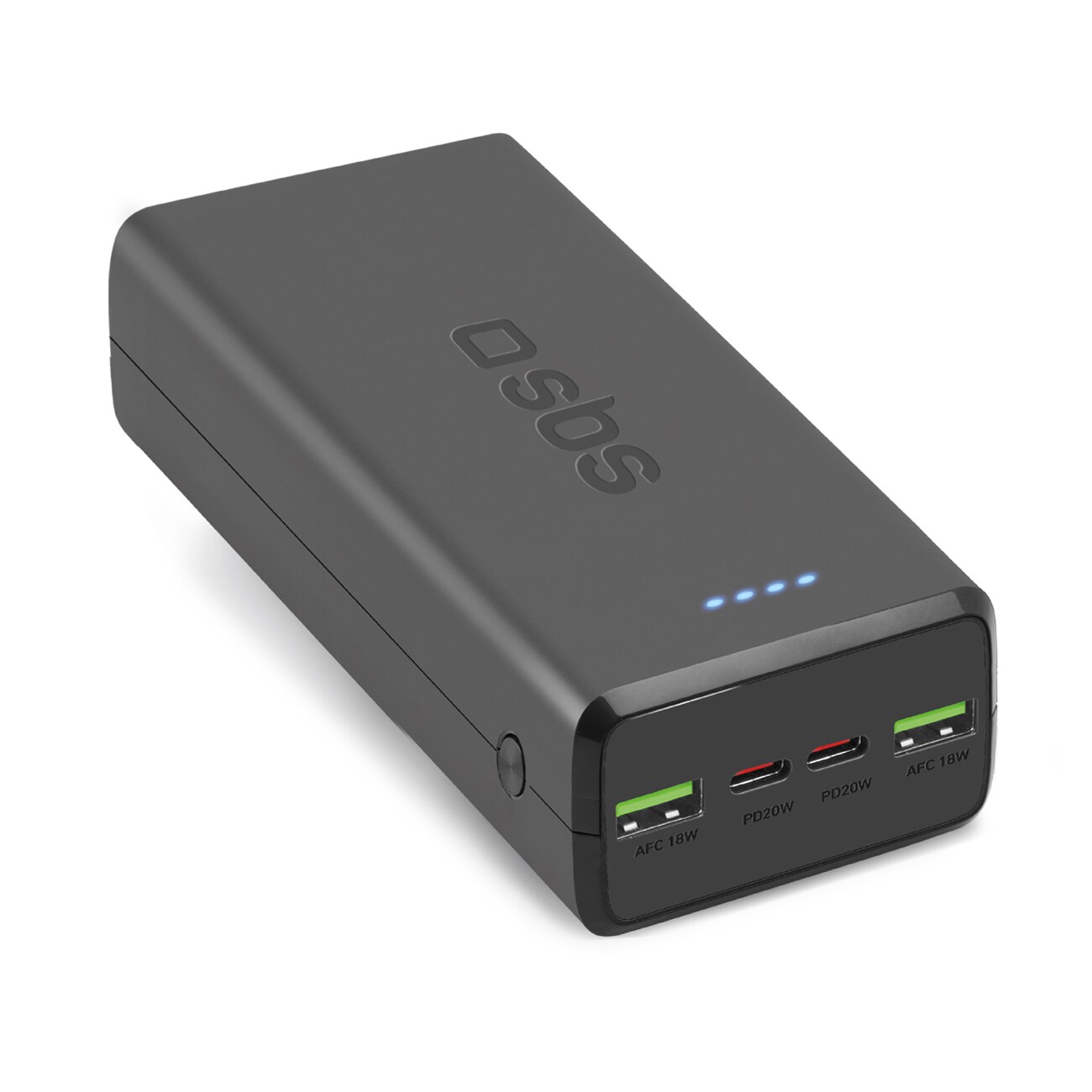 Powerbank SBS TTBB30000PD20K 30000 mAh 2 x USB-C 2 x USB-A - svart