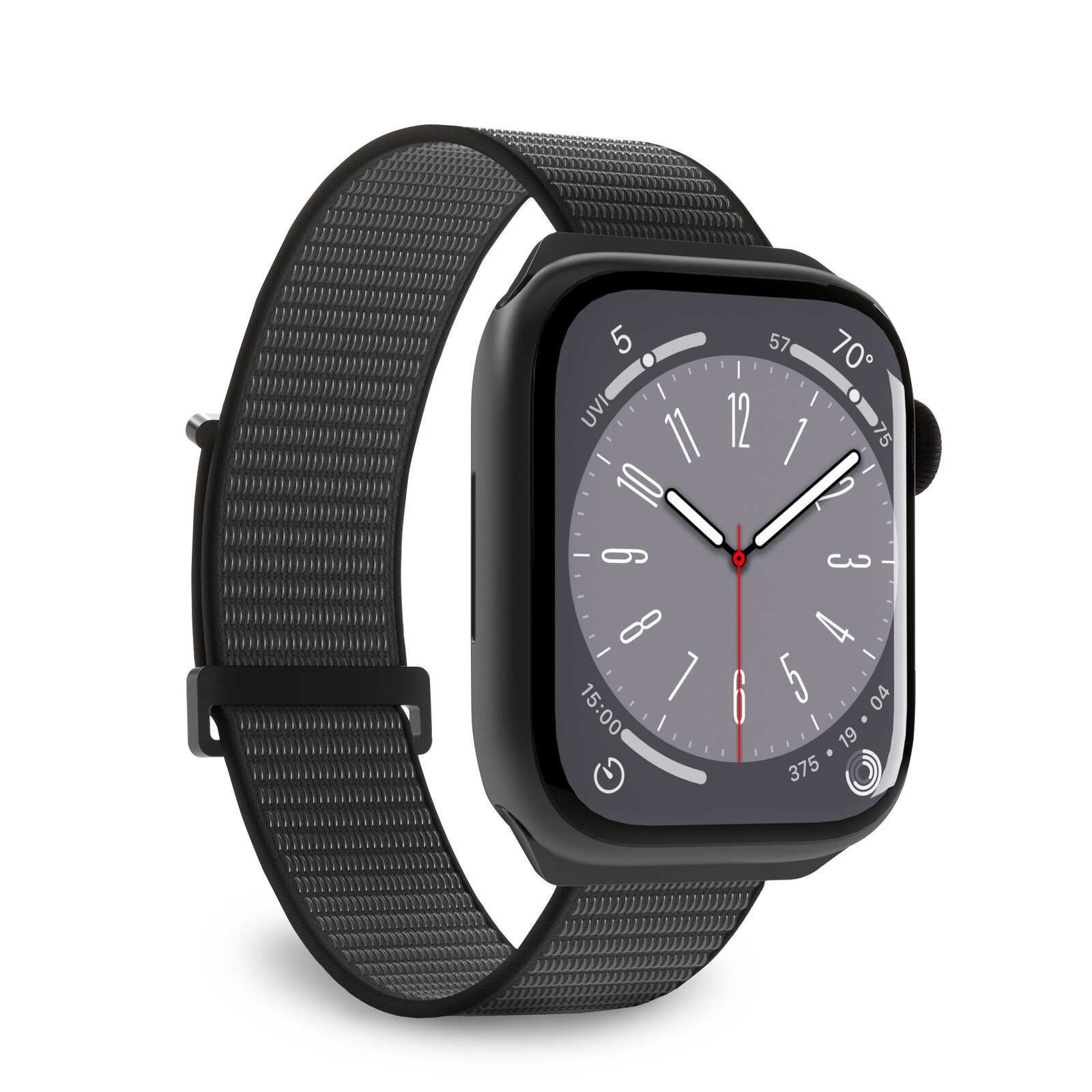 Puro Sport Nylon-rem til Apple-klokke 38/40/41 mm - Svart