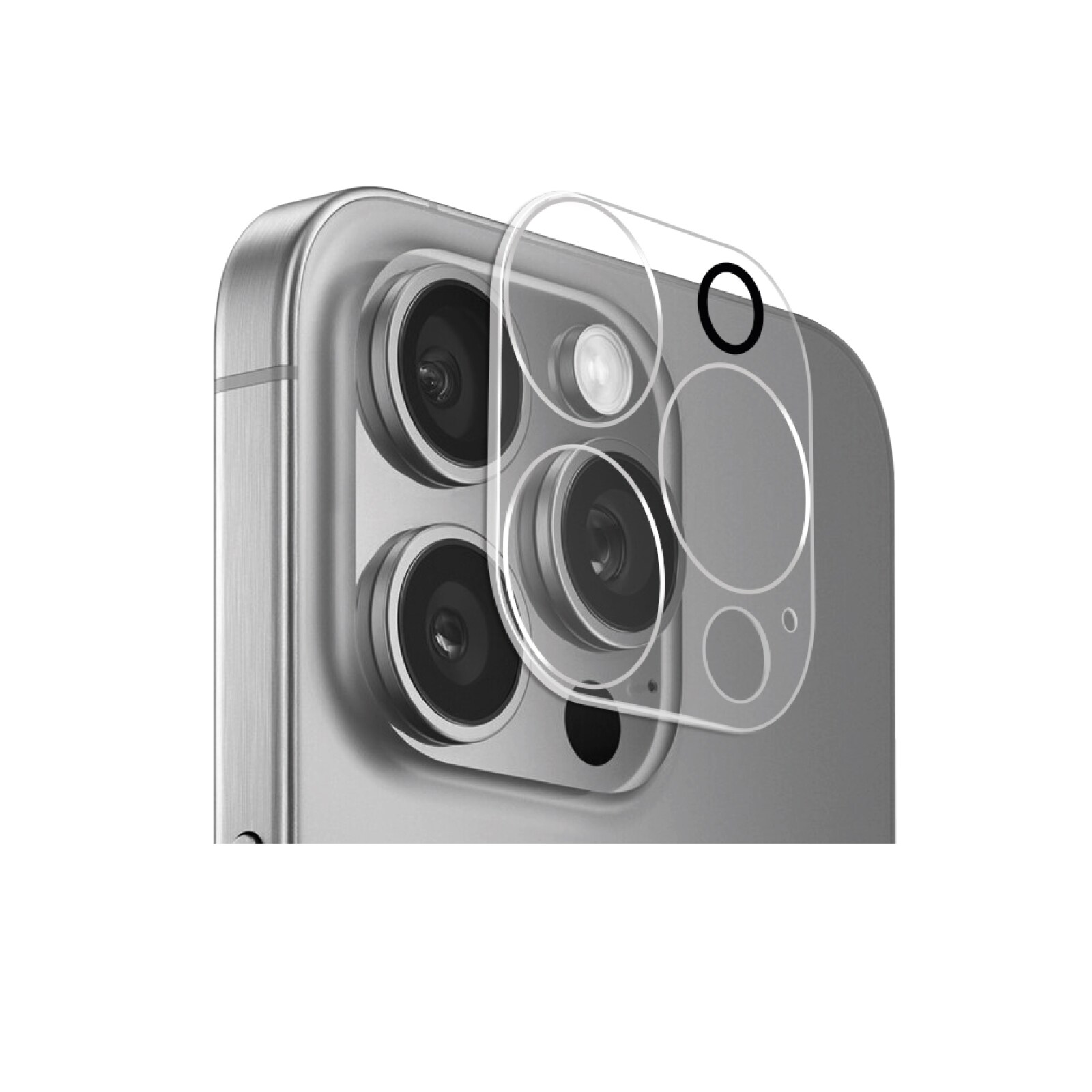 Puro Camera herdet glass for iPhone 16 Pro / iPhone 16 Pro Max Camera Island