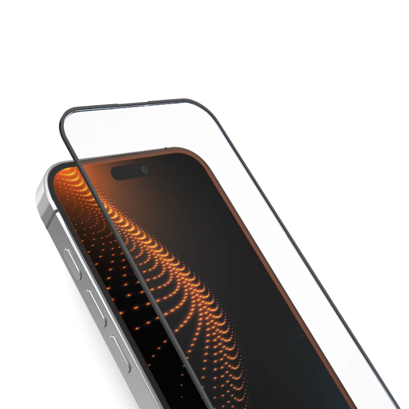 SBS herdet glass med D3O-teknologi med applikator for iPhone 16 Pro