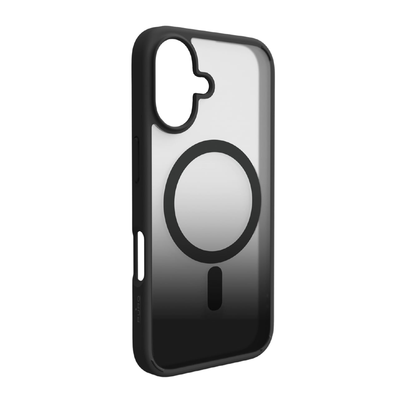 Puro Gradient TPU MagSafe-kompatibelt etui for iPhone 17 - svart