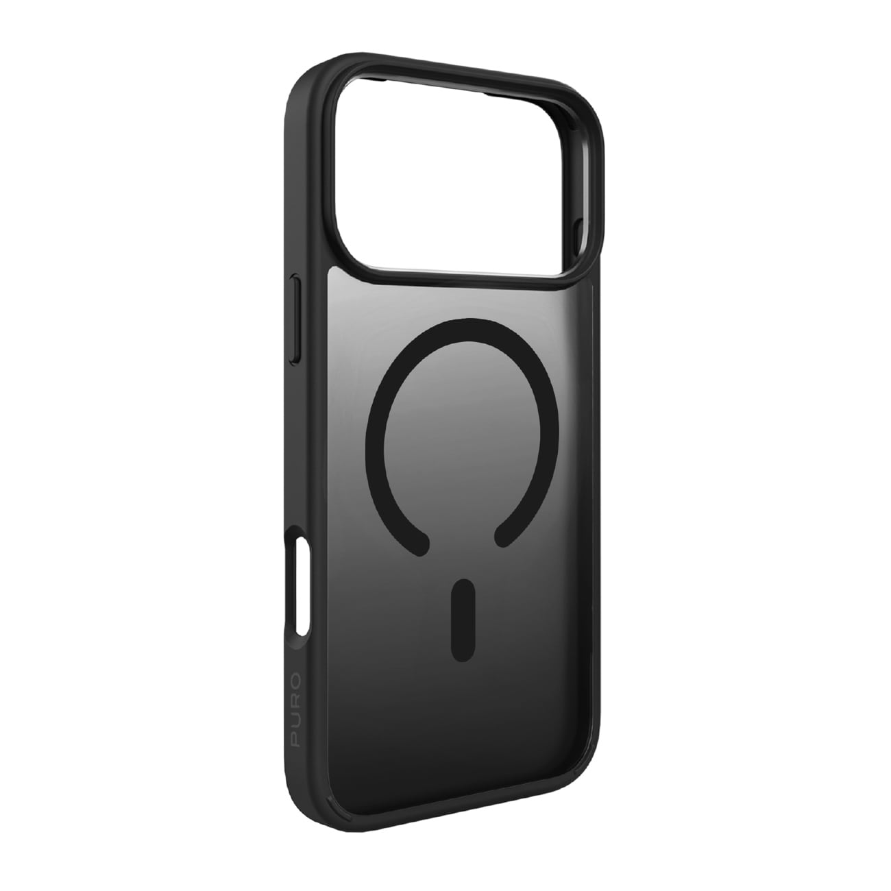 Puro Gradient TPU MagSafe-kompatibelt etui for iPhone 17 Pro - svart