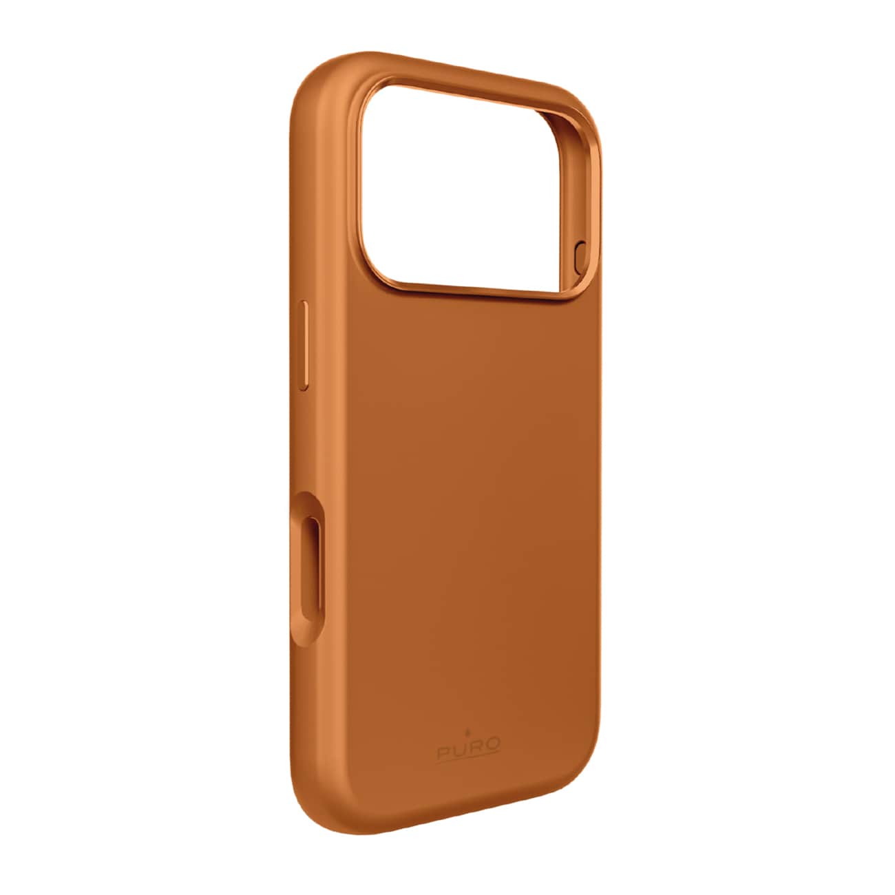 Pure Icon Mag Pro flytende silikonetui for iPhone 17 Pro, MagSafe, kamerabeskyttelse, oransje