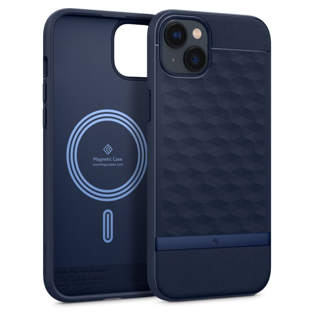 Caseology Parallax Mag-etui med MagSafe for iPhone 14 Plus - Navy