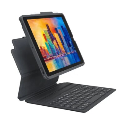 ZAGG Keyboard Pro Keys-etui for iPad 10,2" med tastatur - svart