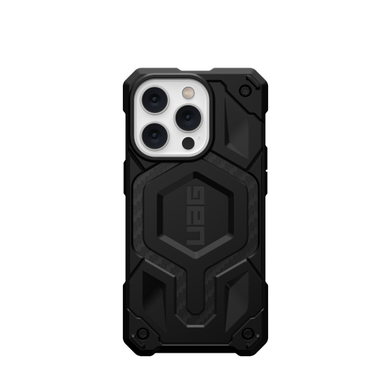 UAG Monarch MagSafe-etui for iPhone 14 Pro - svart karbon