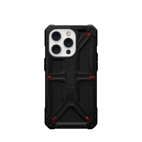 UAG Monarch-etui for iPhone 14 Pro - svart kevlar