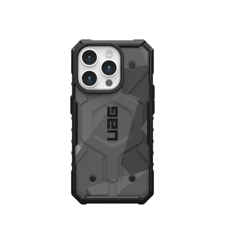 UAG Pathfinder-etui for iPhone 15 Pro - camo grå
