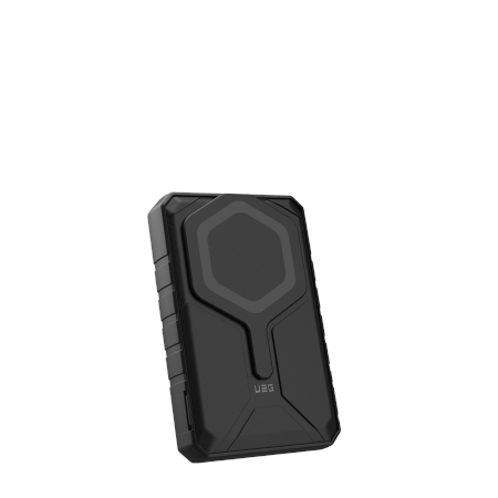 UAG Rugged 10K Powerbank - 10000 mAh med stativ, 10W trådløs lading, MagSafe-kompatibel - svart
