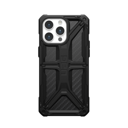 UAG Monarch-etui for iPhone 15 Pro Max - svart karbon
