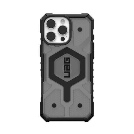 UAG Pathfinder Clear Magsafe-etui for iPhone 16 Pro Max - halvtransparent