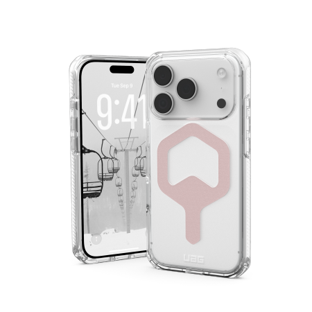 UAG Plyo MagSafe-etui for iPhone 17 Pro - klar rosa