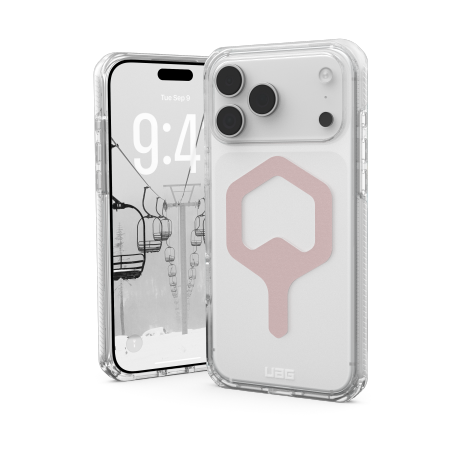 UAG Plyo MagSafe-etui for iPhone 17 Pro Max - klar rosa
