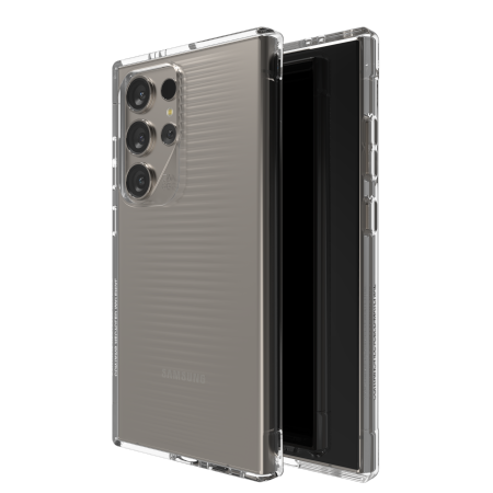 ZAGG Cases Luxe-etui for Samsung Galaxy S24 Ultra - gjennomsiktig