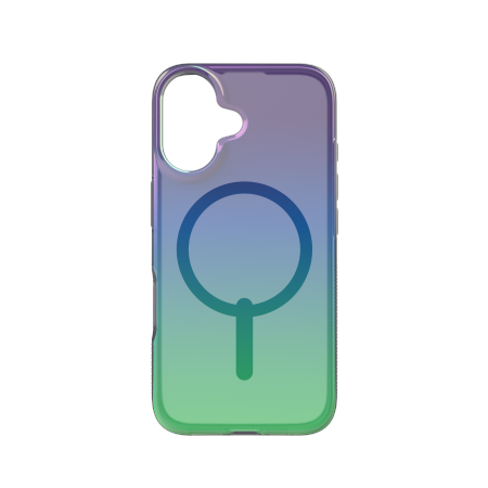 ZAGG Milan Snap-etui med MagSafe for iPhone 16 - Grønn/lilla