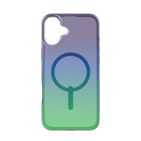 ZAGG Milan Snap-etui med MagSafe for iPhone 16 Plus - grønn/lilla
