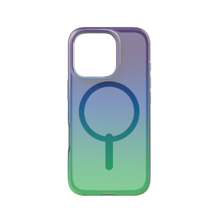 ZAGG Milan Snap-etui med MagSafe for iPhone 16 Pro - grønn/lilla