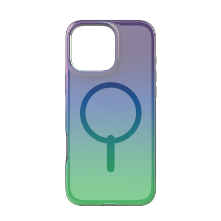 ZAGG Milan Snap-etui med MagSafe for iPhone 16 Pro Max - grønn/lilla