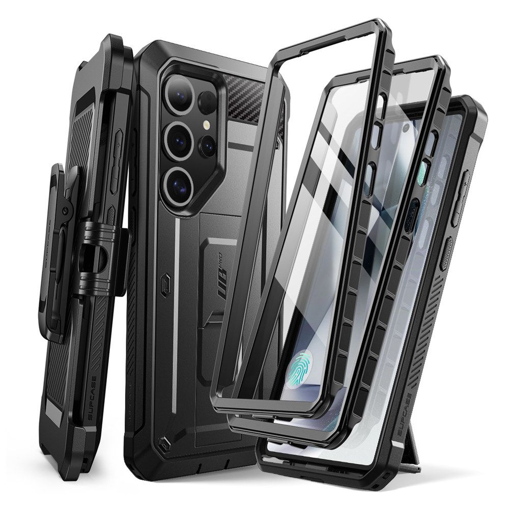 Supcase Unicorn Beetle Pro-etui for Samsung Galaxy S25 Ultra - Svart