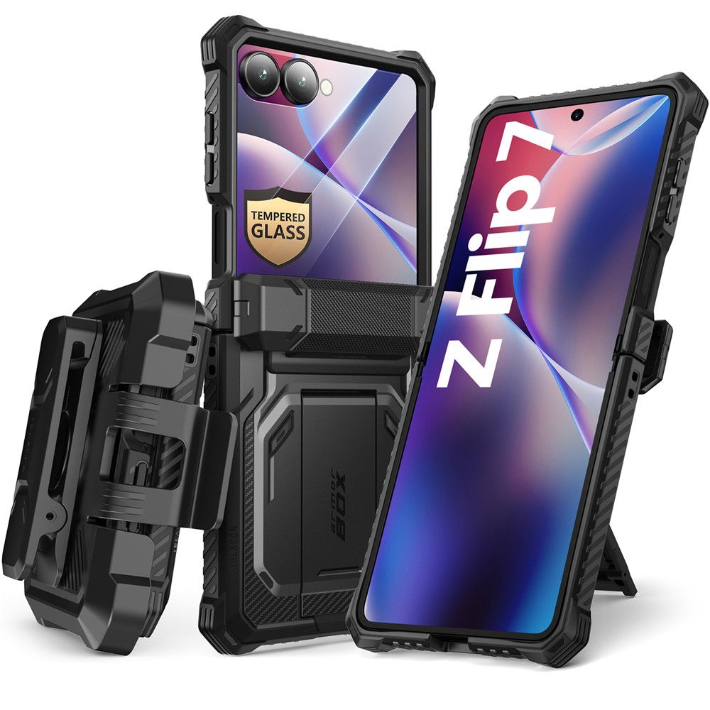 Supcase IBLSN Armorbox-etui for Samsung Galaxy Z Flip 7 - Svart