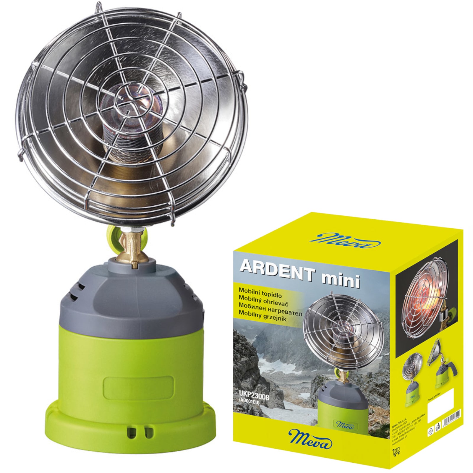 ARDENT MINI solvarmer for gasspatron 1kW