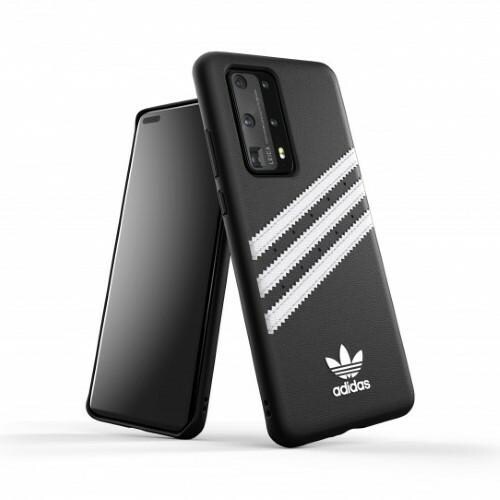 Adidas OR Formstøpt PU-etui for Huawei P40 - svart og hvitt