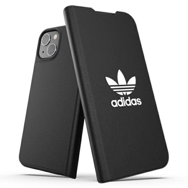 Adidas OR Booklet Case BASIC for iPhone 13 - Svart og hvit
