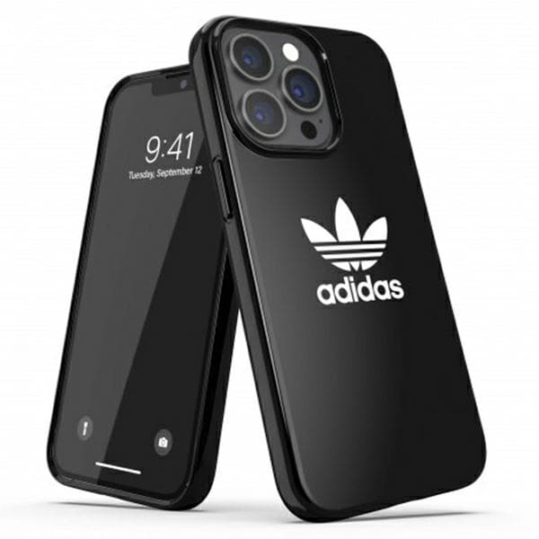 Adidas OR SnapCase Trefoil-etui for iPhone 13 Pro / iPhone 13 - Svart