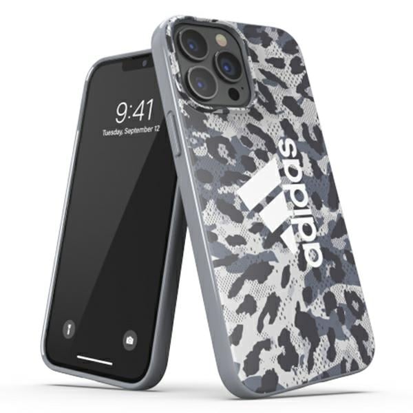 Adidas OR SnapCase Leopard-etui for iPhone 13 Pro / iPhone 13 - Grå