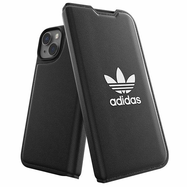 Adidas OR Booklet Case BASIC iPhone 14 6,1" svart/svart hvit 50181