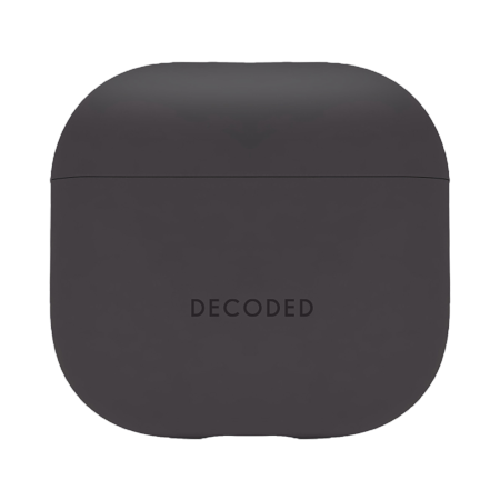 Decoded Aircase i silikon for AirPods 4 - grafitt