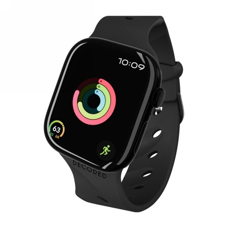 Decoded Silicone Ares Splice Band for Apple Watch 40/41/42mm - Svart