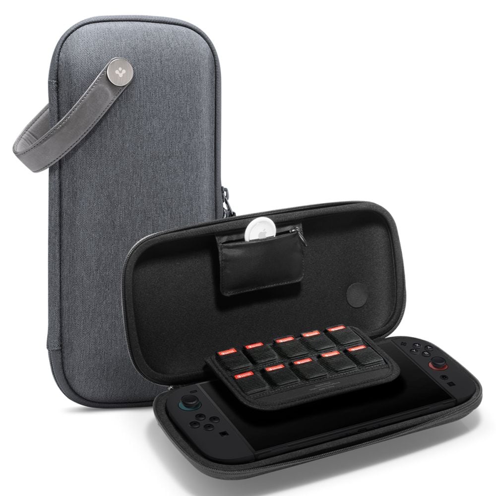 Spigen Klasden-veske for Nintendo Switch 2 - Grå