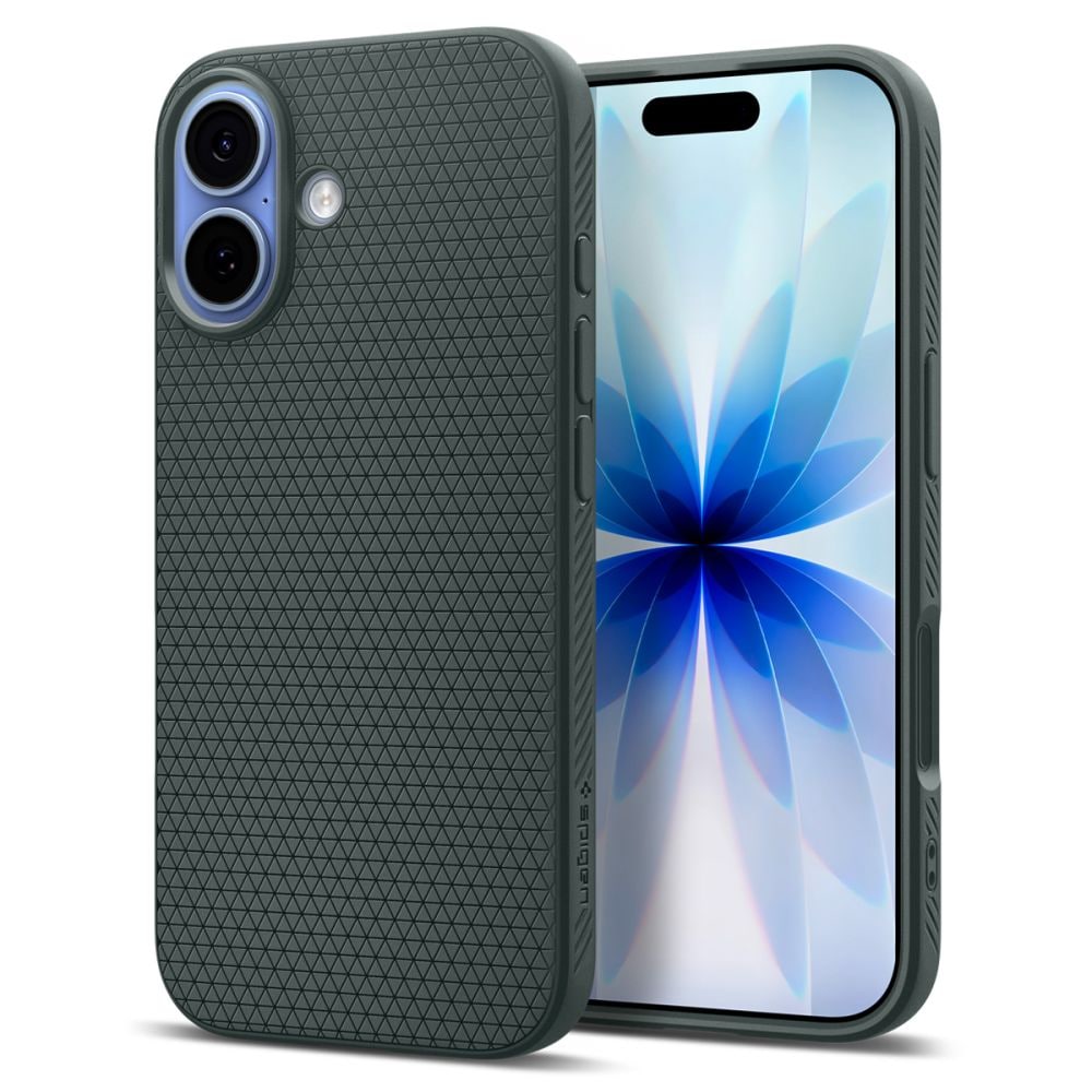 Spigen Liquid Air-etui for iPhone 17 - Grønn