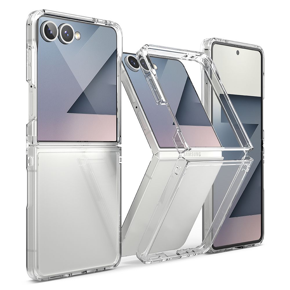 Ringke FUSION GALAXY Z Flip 7 CLEAR Ringke Fusion-etui til Samsung Galaxy Z Flip 7 - Clear