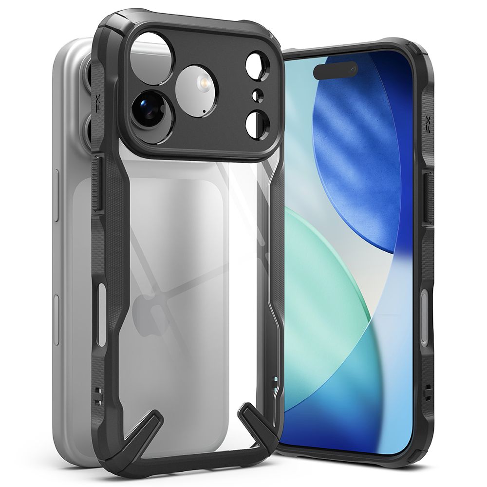 Ringke Fusion X-etui for iPhone 17 Pro Max - Svart