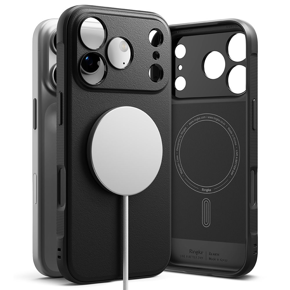 Ringke Onyx magnetisk MagSafe-etui for iPhone 17 Pro - Svart