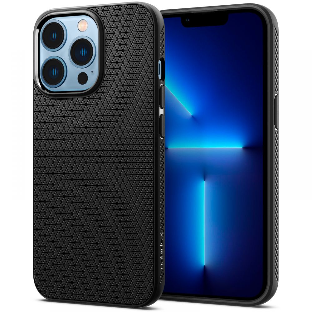 Spigen Liquid Air iPhone 13 Pro-etui - matt svart