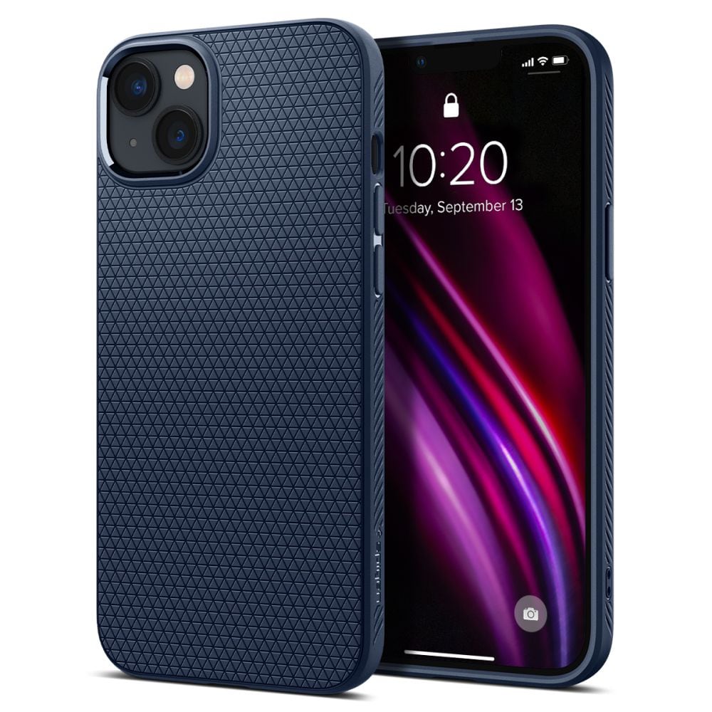 Spigen Liquid Air-etui for iPhone 14 Plus - Blå