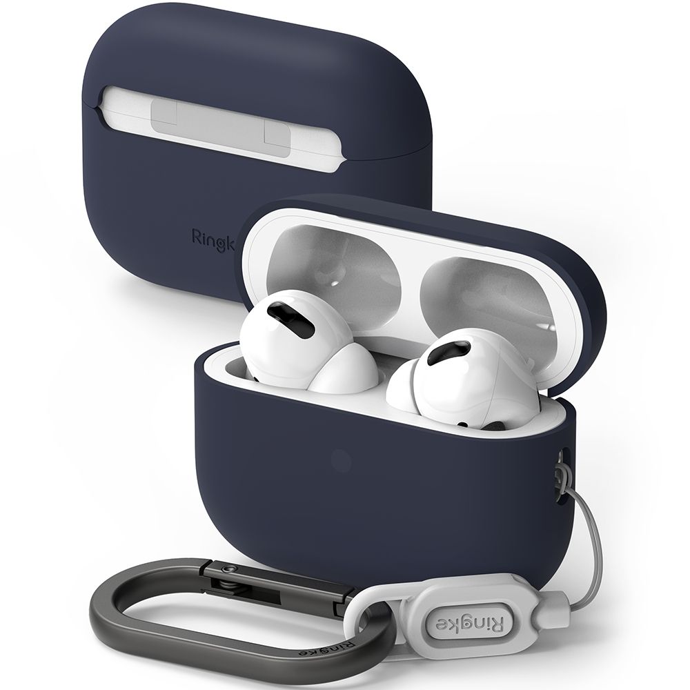 Ringke silikonetui for Apple AirPods Pro 1 / 2 - marineblå