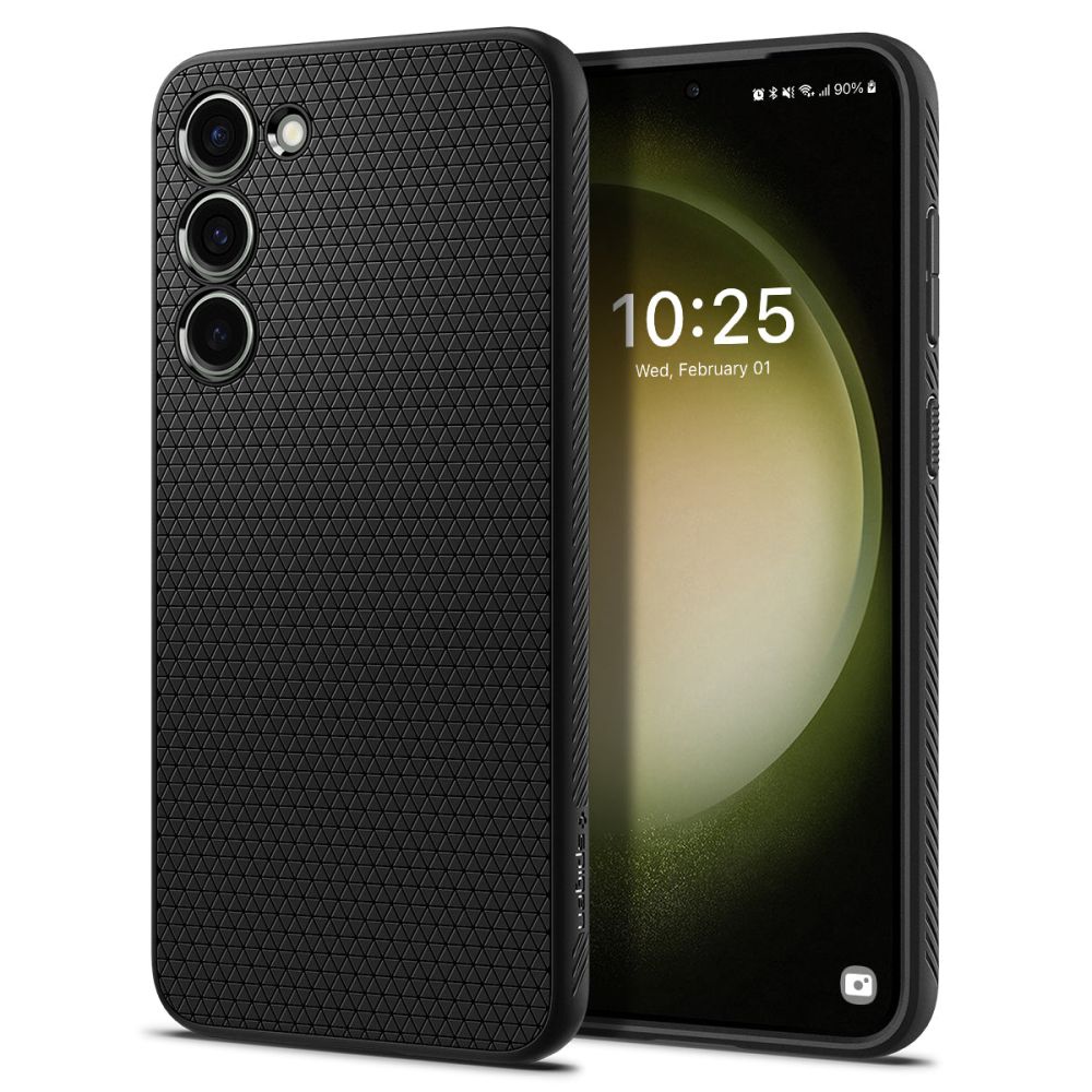 Spigen Liquid Air-etui for Samsung Galaxy S23 - matt svart