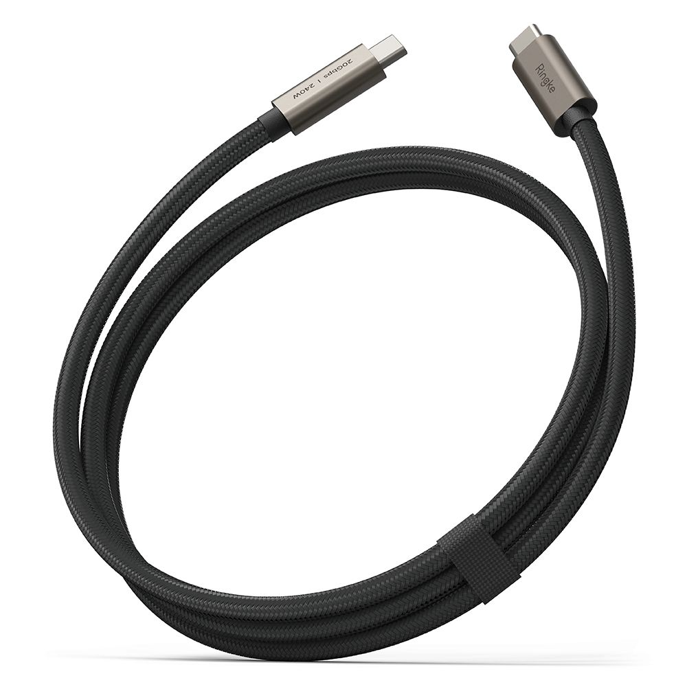 Ringke USB-C 3.2 Gen. PD240W-kabel 100 cm - svart