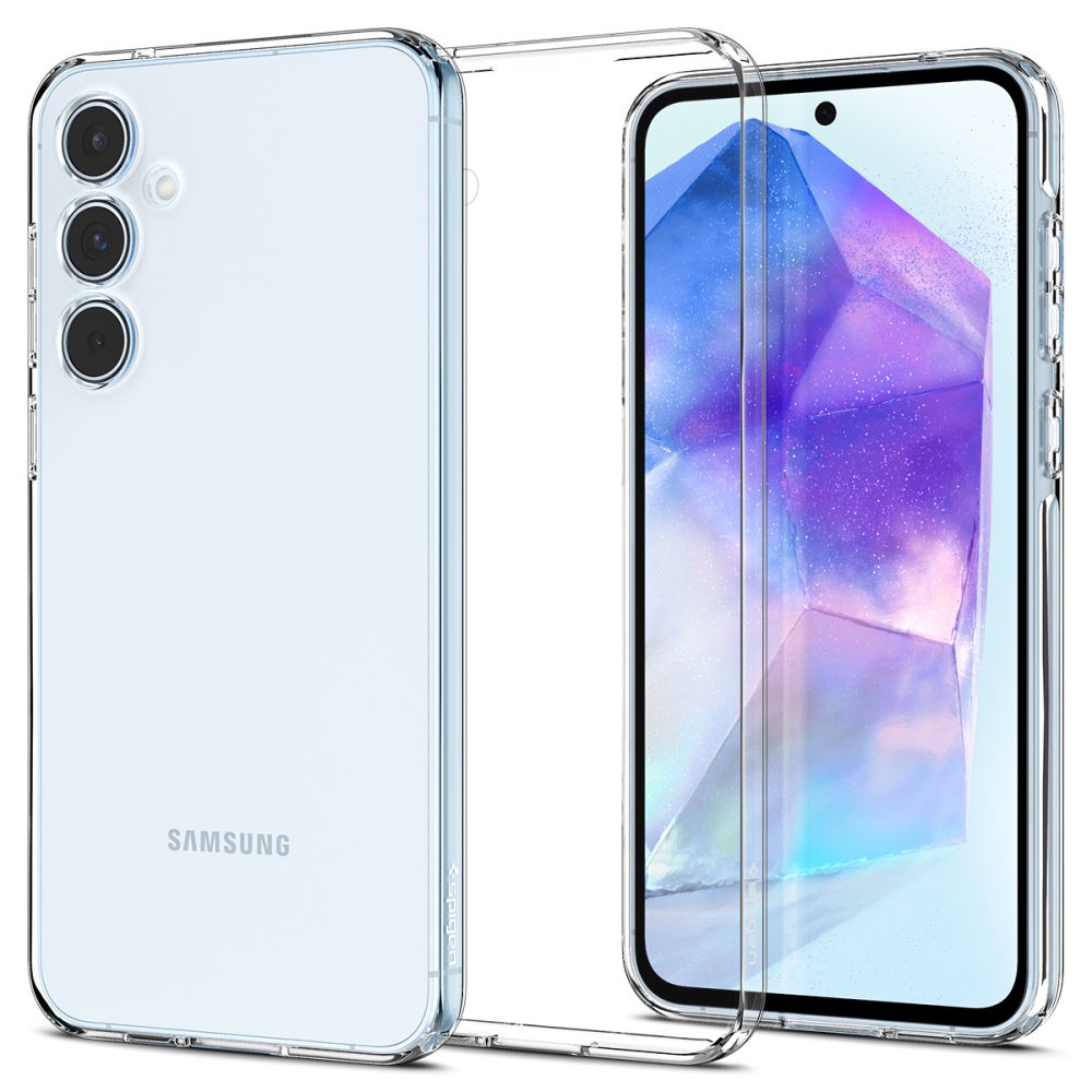 Spigen Flytende krystallveske for Samsung Galaxy A55 5G - gjennomsiktig