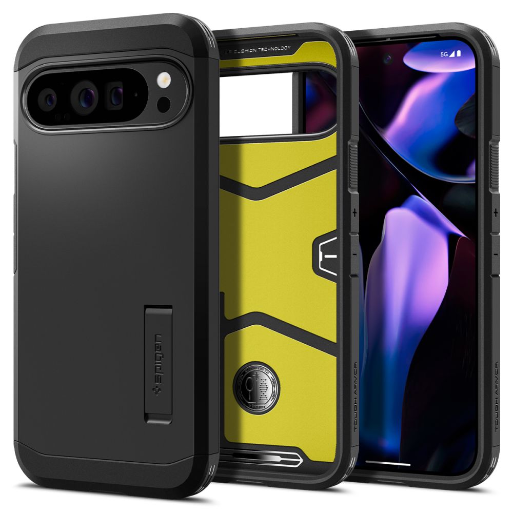 Spigen Tough Armor-etui for Google Pixel 9 Pro XL - svart
