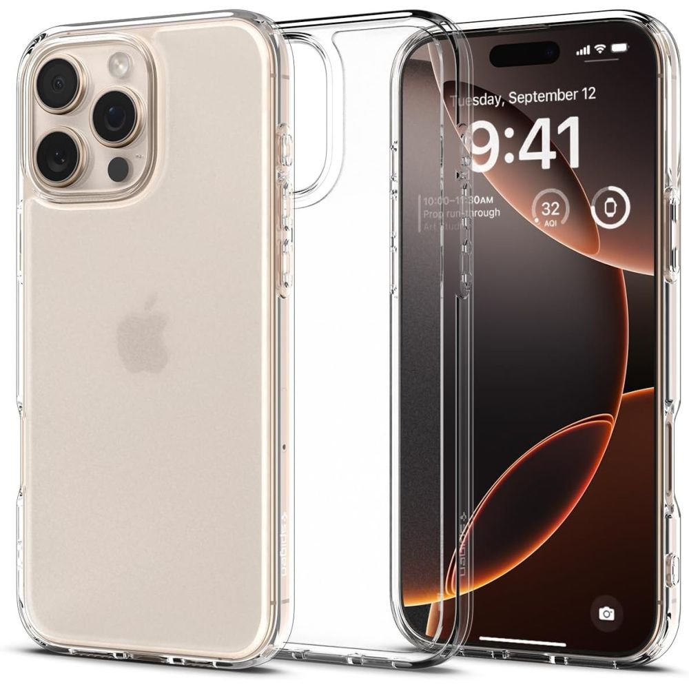 Spigen Ultra Hybrid-etui for iPhone 16 Pro Max - Klar