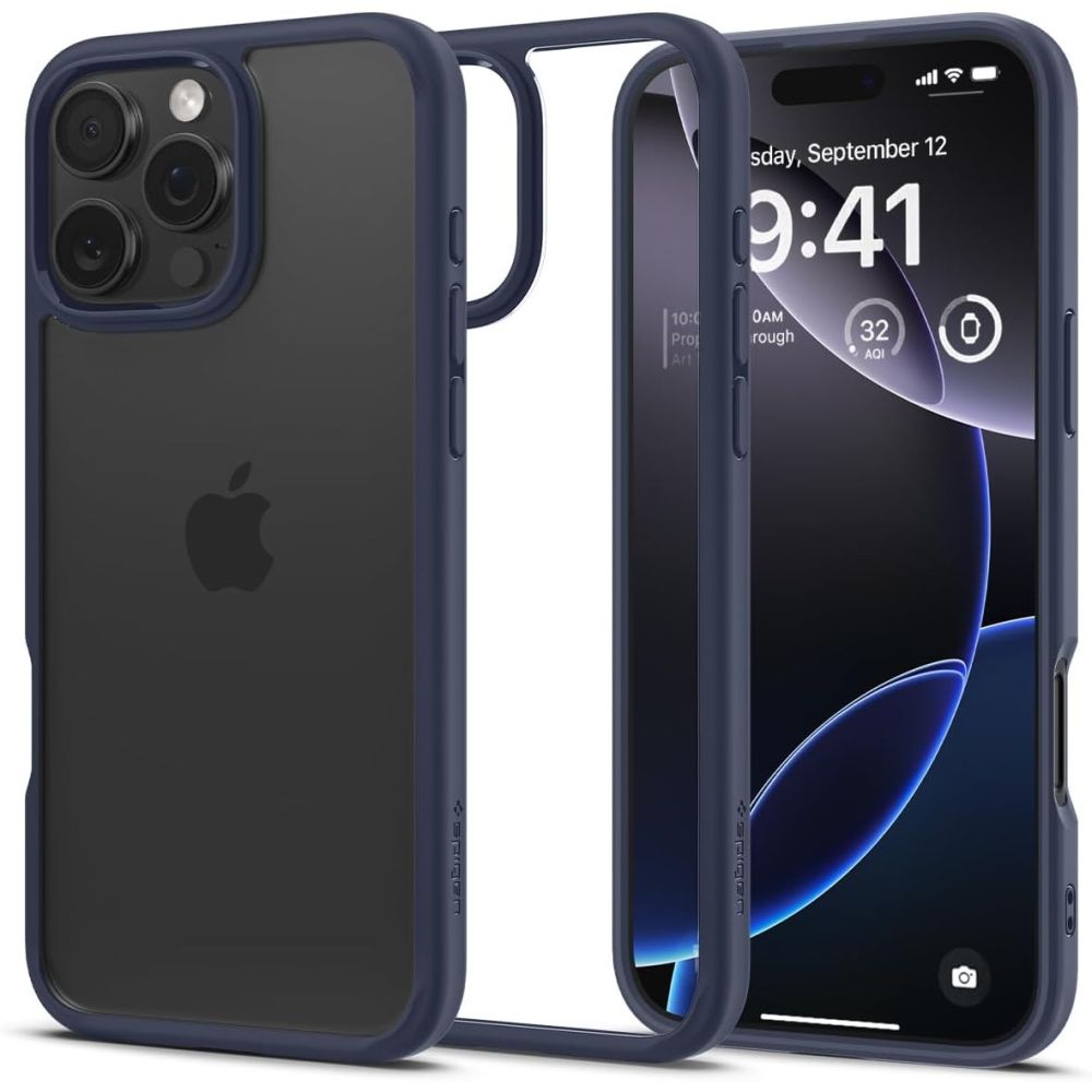 Spigen Ultra Hybrid iPhone 16 Pro Max-etui - blå