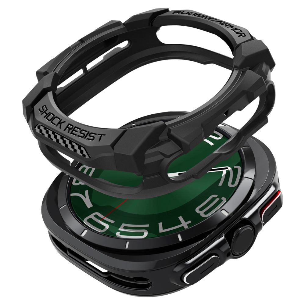 Spigen Robust panseretui for Samsung Galaxy Watch Ultra (47 mm) - matt svart